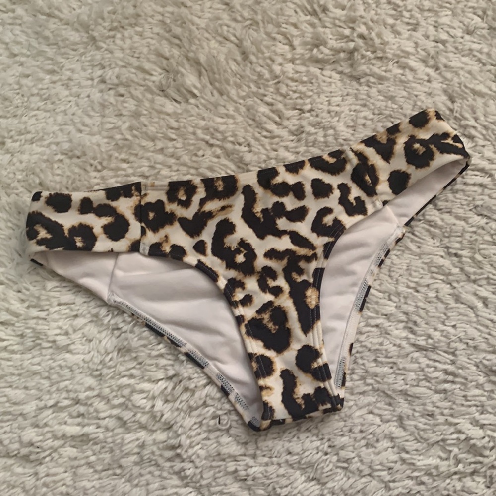 Abercrombie & Fitch Leopard Print Bikini Bottoms